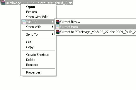 Extract ISO image