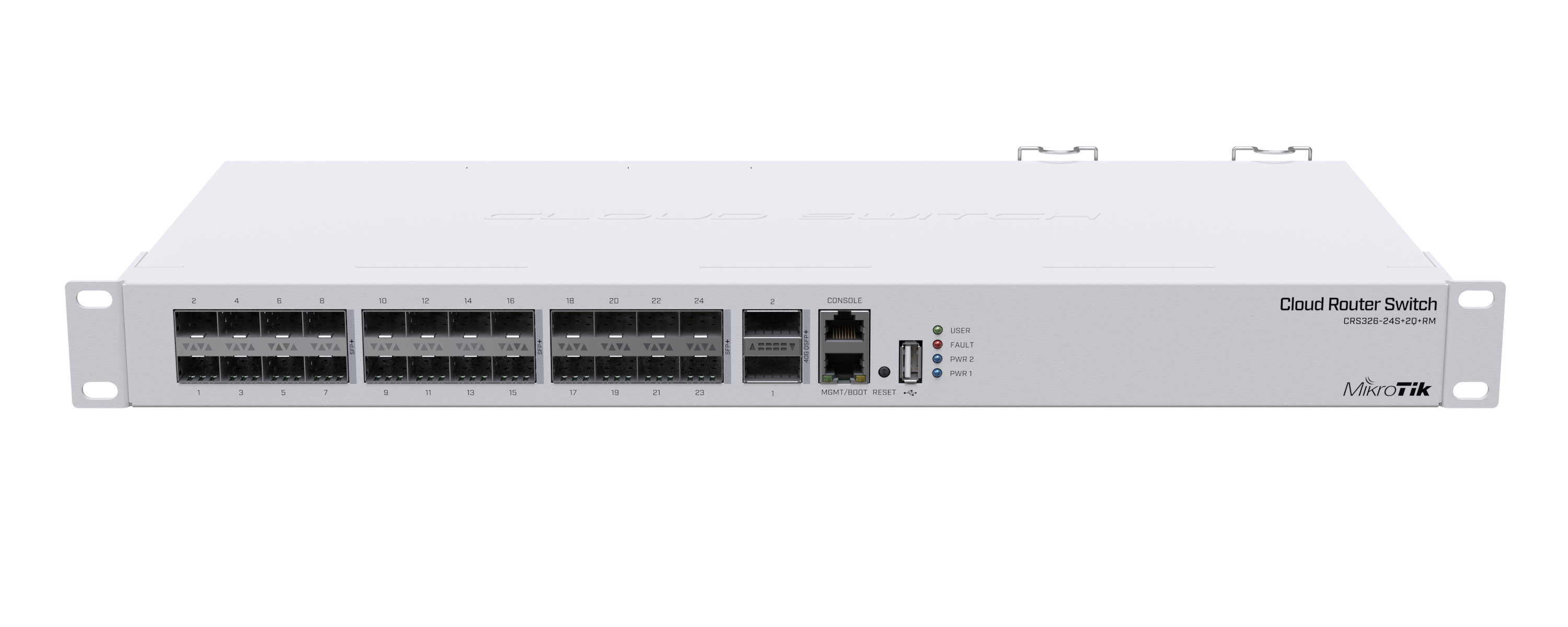MikroTik Cloud Router Switch 24 ports SFP + (10G) CRS326-24S+2Q+RM